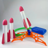 Toy Rocket Launchers with Foam Rockets And Foot-Pump Air Propulsion, Fun for Outdoor And Indoor Activities, Perfect for Birthday Gifts, Available in Mixed Colors.